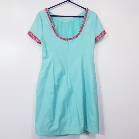 Lilly Pulitzer Beaded Jeweled Rhinestones Sheath Dress - Picture 2 of 16